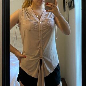 Grayson light pink sleeveless top